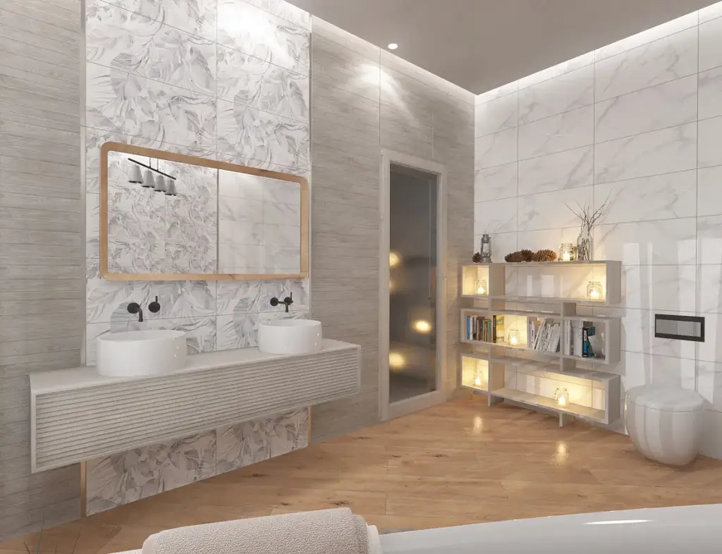 Интерьер Керлайф Calacatta bianco