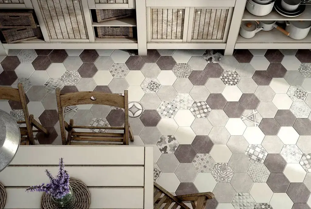 Интерьер Equipe Hexatile Cement - 4