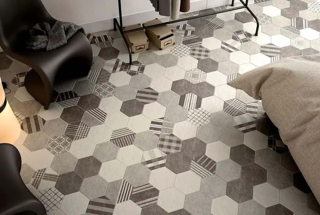 Интерьер Equipe Hexatile Cement - 5