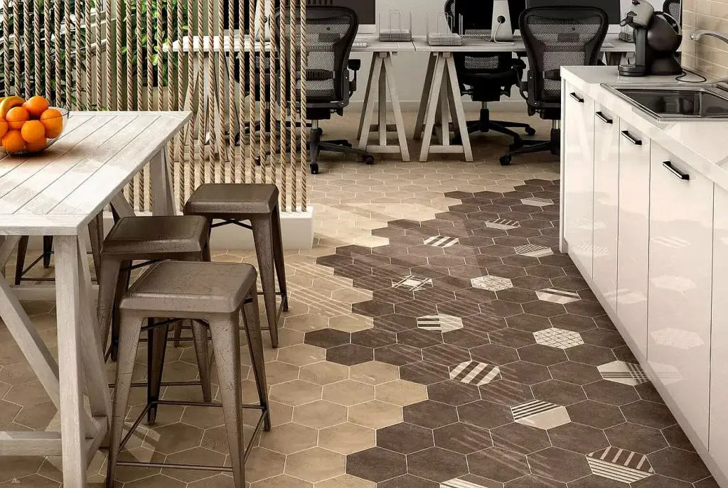 Интерьер Equipe Hexatile Cement - 3
