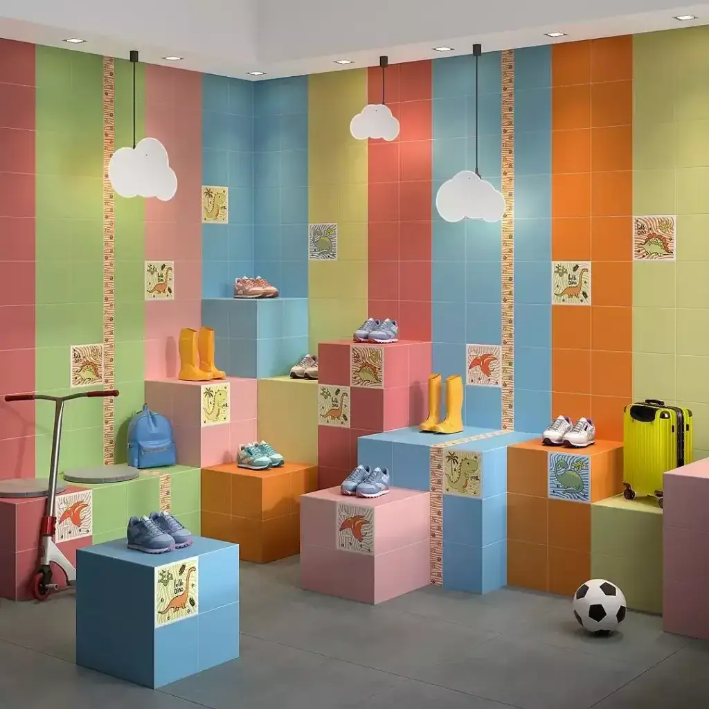 Интерьер Kerama Marazzi Динозаврики