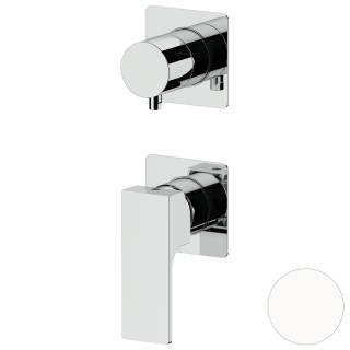 Смеситель для душа Remer Absolute AU93PWBBO, белый матовый