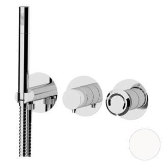 Смеситель для душа Remer Element ET97D3PBO, белый матовый