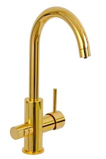 Cмеситель для кухни Remer X Style N792DWDO, золото глянцевое