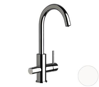Cмеситель для кухни Remer X Style N792DWBO, белый матовый