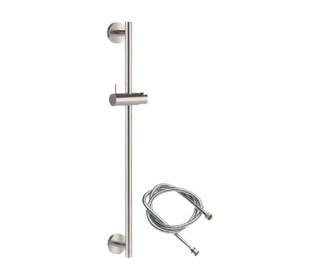 Душевая стойка 66 см с шлангом Remer INOX SS317M332, нержавеющая сталь