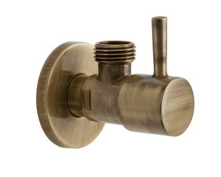 Запорный вентиль 1/2*1/2 Remer 128L1212VO, состаренная латунь