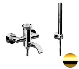 Смеситель для ванны Remer Element ET02DO, золото глянцевое