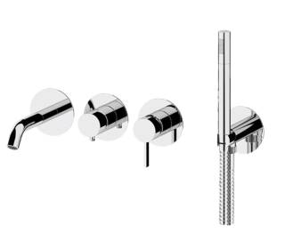 Смеситель для ванны Remer Metrica MC53D2PWB