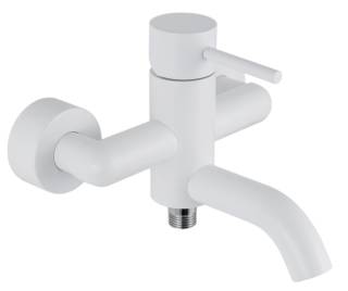 Смеситель для ванны Remer X Style X05BO, белый матовый