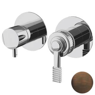 Смеситель для душа Remer Atelier AL92ZPWBBR, бронза масляная