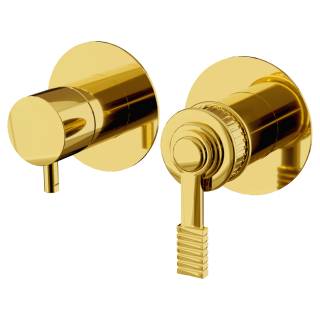 Смеситель для душа Remer Atelier AL93ZPWBDO, золото глянцевое