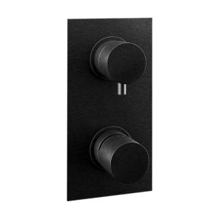 Смеситель для душа Remer Edge EG593CFP, черный брашированный хром