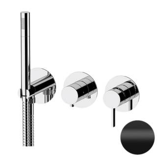 Смеситель для душа Remer Metrica MC97D3PNO, черный матовый