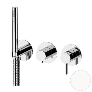 Смеситель для душа Remer Metrica MC97D3PBO, белый матовый