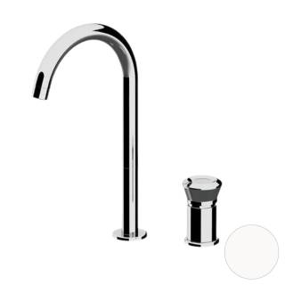 Смеситель для раковины Remer Element ET57LBO, белый матовый