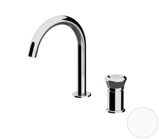 Смеситель для раковины Remer Element ET57BO, белый матовый