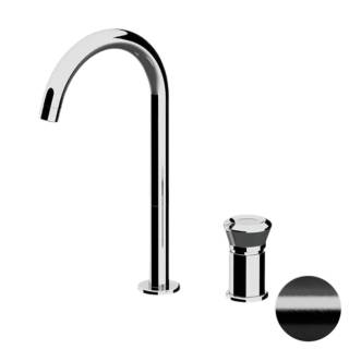 Смеситель для раковины Remer Element ET57LCFP, черный брашированный хром