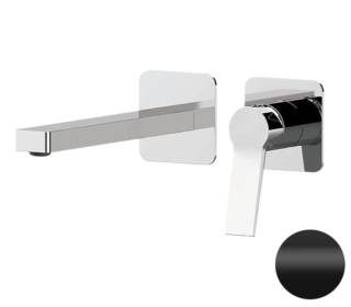 Смеситель для раковины Remer Slash SL15PLNO, черный матовый