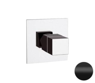 Смеситель термостатический для душа Remer Q-Elegance QT30NO, черный матовый