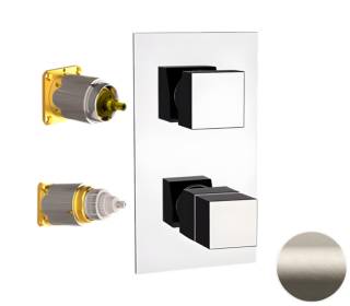 Смеситель термостатический для душа Remer Q-Elegance QT93KBXV, сталь