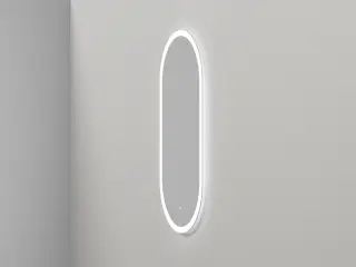 Зеркало для ванной ARMONIA овальное двойной LED подсветкой 450*1785*25 mm