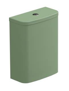 Бачок для напольного унитаза с механизмом смыва GSG Ceramic Design Like LKCIMBL031 + ACS82, Salvia Matt