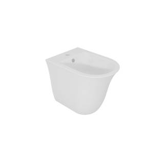 Биде приставное GSG Ceramic Design Flut FLBI01000, белый глянцевый