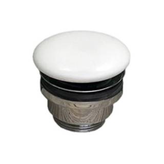 Донный клапан универсальный 1”1/4 с керамической крышкой GSG Ceramic Design PILTONUNIAR001, белый матовый