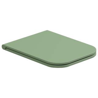 Крышка с сиденьем для подвесного унитаза с микролифтом GSG Ceramic Design Brio BRCOPRSLTICR031, Salvia Matt