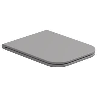 Крышка с сиденьем для подвесного унитаза с микролифтом GSG Ceramic Design Brio BRCOPRSLTICR038, Fumo Matt