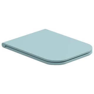 Крышка с сиденьем для подвесного унитаза с микролифтом GSG Ceramic Design Brio BRCOPRSLTICR037, Ice Matt