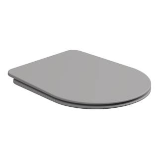 Крышка с сиденьем для подвесного унитаза с микролифтом GSG Ceramic Design Hit! HICOPRSLTICR038, Fumo Matt