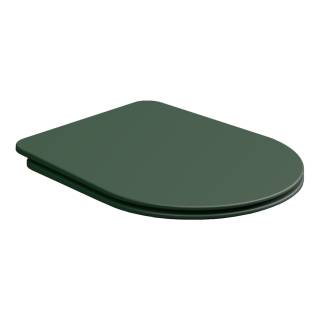 Крышка с сиденьем для подвесного унитаза с микролифтом GSG Ceramic Design Hit! HICOPRSLTICR036, Smeraldo Matt