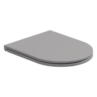 Крышка с сиденьем для подвесного унитаза с микролифтом GSG Ceramic Design Like LKCOPRSLTICR038, Fumo Matt
