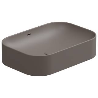 Раковина накладная 60x42 см GSG Ceramic Design Easy EALAVTP60029, Tortora Matt