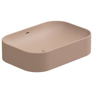 Раковина накладная 60x42 см GSG Ceramic Design Easy EALAVTP60032, Cipria Matt