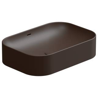 Раковина накладная 60x42 см GSG Ceramic Design Easy EALAVTP60035, Cacao Matt