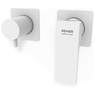 Смеситель для душа Remer Absolute AU92ZPWBBO, белый матовый