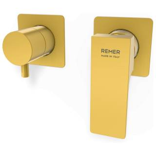 Смеситель для душа Remer Absolute AU93ZPWBBG, золото брашированное
