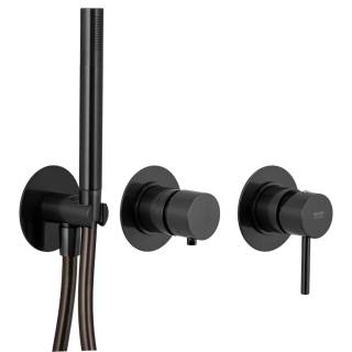 Смеситель для душа Remer X Style X97D2PWBCFP, черный брашированный хром