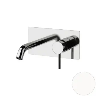 Смеситель для раковины Mariani Next B37565NS, белый матовый