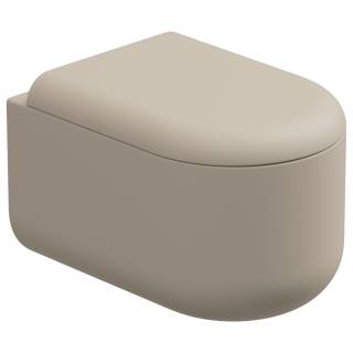 Чаша подвесного унитаза Eco Clean (торнадо) GSG Ceramic Design Petra PEWCSOEC034, Sabbia Matt