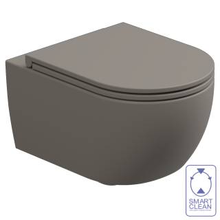 Чаша подвесного унитаза биколор GSG Ceramic Design Like LKWCSOBI000/030, White/Cashmere Matt