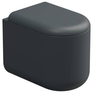 Чаша приставного унитаза Eco Clean (торнадо) GSG Ceramic Design PEWC01EC028P, Ebano Matt