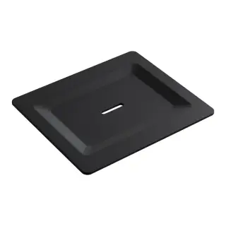 Boheme Space Мыльница с латунной чашей, накладная, цвет: black 10966-B-SOAP