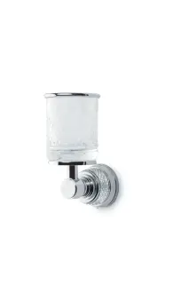 Boheme Aura Стакан подвесной, стеклянный полупрозрачный, цвет: chrome 10244-CR