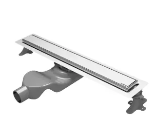 Boheme Premium Linear Трап линейный 60 см, с решеткой со щелью для воды и сифоном, цвет: chrome 982-60-CR