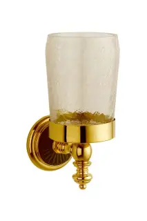 Boheme Palazzo Стакан подвесной, стеклянный полупрозрачный, цвет: gold 10154