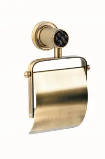 Boheme Royal Cristal Держатель туалетной бумаги с крышкой, подвесной, цвет: bronze 10921-BR-B